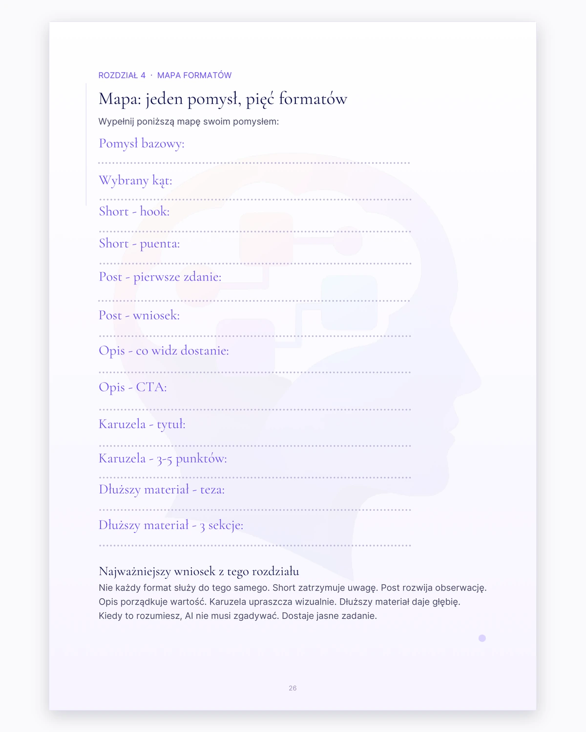 Podgląd strony: Mapa 5 formatów